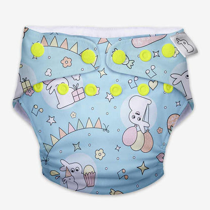 SuperBottoms Hunny Bummy Freesize UNO-12 Hours Absorbency Cloth Diaper-Padded Underwear-100% Organic Cotton-Washable & Reusable-3 to 36M