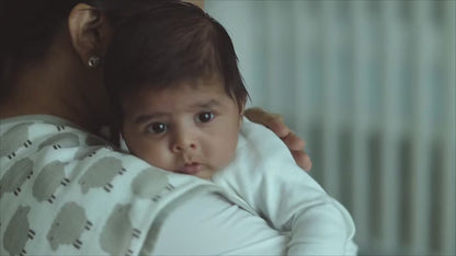 Masilo Organic Muslin Burp Cloths & Wash Cloths Combo Set-Super Absorbent-Sea Breeze-For Infants