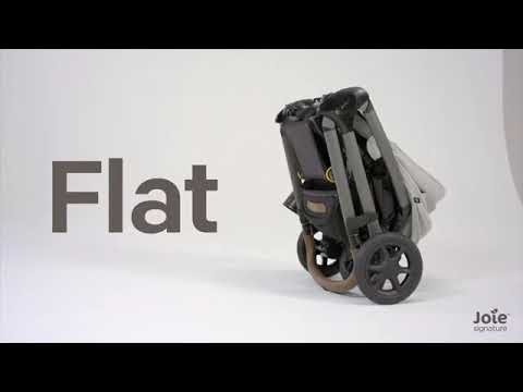 Joie Finiti Baby Stroller-Height Adjustable Handle Height-Reversible & Flat Reclining Seat-Travel System Compatible-2 Years Warranty-For 0 to 4Y (Upto 22 Kg)-Ebony