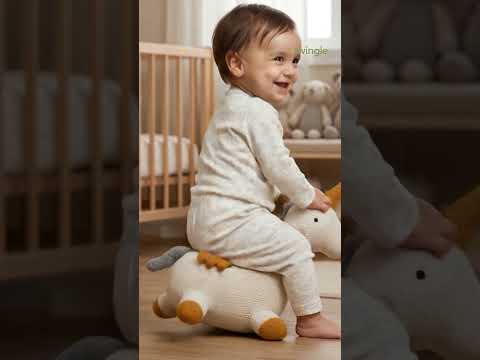 Twingle 100% Organic Cotton T-shirt & Leggings Set-No Itchy Tags-Shoulder Snaps for Easy Dressing-Soft Adjustable Waistband-Long Sleeves-Dino Print-White-For Infants