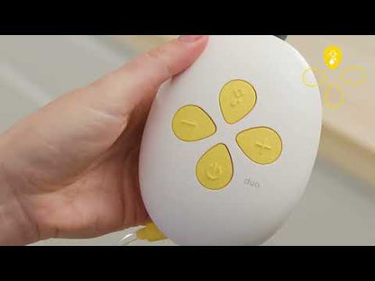 Medela Duo Hands-Free Double Electric Breast Pump-Includes Wearable Collection Cups-Rechargeable Battery-Lightweight and Dishwasher Safe-Intuitive Buttons Control-Stimulation and Expression Modes-9 Adjustable Vacuum Settings