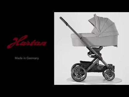 Hartan VIP GTS Baby Stroller-Height Adjustable Parent Handle Bar-Flat Reclining & Reversible Seat-Compact Fold-Pram for 6M to 4Y (Upto 22 Kg)-Racing Stars