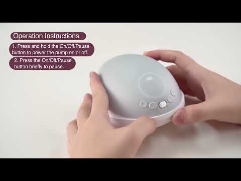Momcozy M9 Double Wearable Electric Breast Pump-3rd-Gen Motor for Superior Performance-Multiple Modes-15 Levels-Flange Size-24mm-Quill Grey