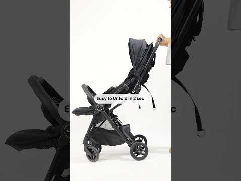 Silver Cross Jet 5-World's First Cabin Approved Baby Stroller-Lightweight & Travel Friendly-One Motion Fold-Car Seat Compatible-2 Years Warranty-Includes Rain Cover & Travel Bag-Pram for 0 to 4Y (Upto 22 Kg)-Space