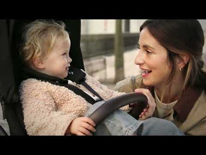 Nuna Ixxa Next Lightweight Baby Stroller-Height Adjustable Parent Handle Bar-Reversible & Flat Reclining Seat-One Hand Fold-2 Years Warranty-For 0 to 4Y (Upto 22 Kg)-Biscotti