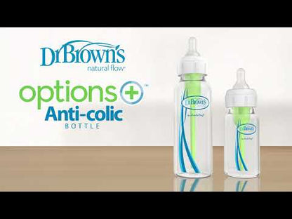 Dr. Brown's Options+ Narrow Neck Feeding Bottle-Anti Colic-250 ml-Blue-0 to 3M