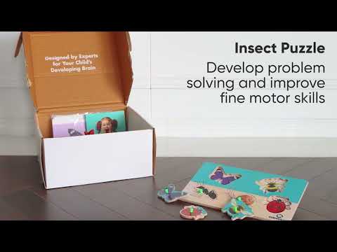 Curious Cub Montessori Box-16M+-Pack of 9 Montessori Toys-Encourages Baby’s Development-Learning & Educational Wooden Toys-Gift Set