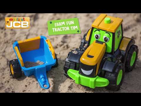 JCB My First Fun Farm Tractor Tim Vehicle Toy-9M+