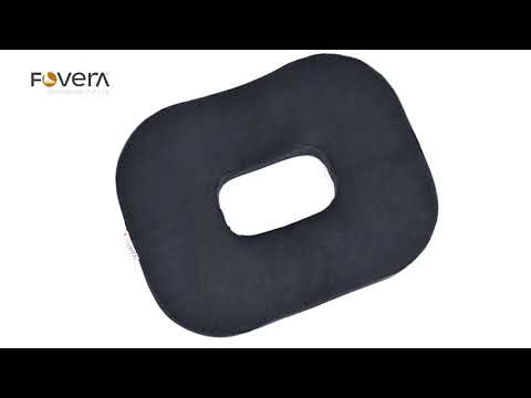 Fovera Pregnancy Pillow-Orthopedic Donut Seat Cushion-Black-Pregnancy Pain Relief-For Maternity