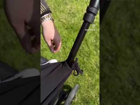 Dooky Universal Cover-Fits Easy On Any Stroller, Infant Car seat & Carry Cot-Breathable Oekotex Certified Cotton-UPF50+ Protection-Black