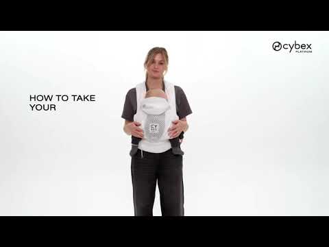 Cybex Coya Urban Mobility Baby Carrier-With 3 Carry Positions-Foldable Into Trendy Crossbody Bag-3D Mesh Fabric-UPF 50+ Sun Hood-Zip Pocket Integrated Into The Waist Belt-For 0 to 3Y (3.2 to 15Kg)-White