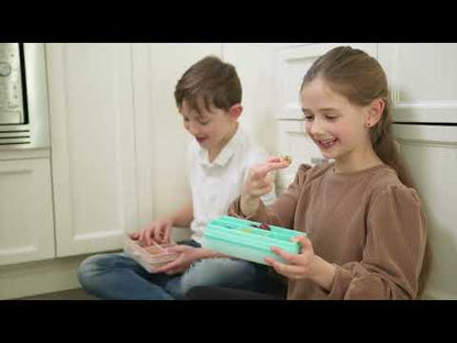 Melii Snackle Box-Food Jar-pink-12 Compartments-BPA Free