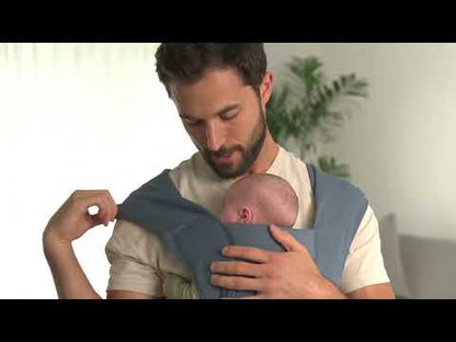 Ergobaby Embrace Baby Carrier-With 3 Carry Positions-Hip Healthy Certified-Breastfeeding Friendly-Cushioned Neck Support-For 0 to 18M (3.2 to 11.3 Kg)-Oxford Blue