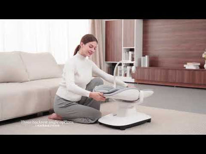 Mastela Deluxe Multi Motion Baby Cradle-Multi Recline Position-5 Point Harness-12 Built In Melodies-For 0 to 36M (Upto 15Kg)-Dark Grey