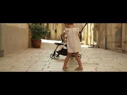 Leclerc Influencer Lightweight Baby Stroller-Air Cabin Friendly-One Touch Fold-With Free Gift Hamper-2 Years Warranty-For 6M to 5Y (Upto 22Kg)-Sand Chocolate