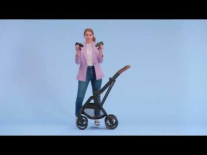 Maxi Cosi Leona 2 Baby Stroller-Height Adjustable Backrest, Reversible & Flat Reclining Seat-One Hand Fold-Travel System Compatible-6 Months Warranty-For 0 to 4Y (Upto 22 Kg)-Select Grey