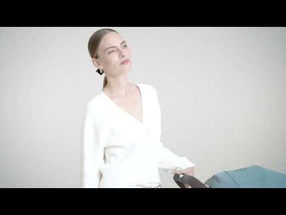 Cybex Balios S Lux Stroller-With Advanced Suspension-Height Adjustable Parent Handle Bar-Reversible & Flat Reclining Seat-One Hand Fold-2 Years Warranty-For 0 to 4Y (Upto 22 Kg)-Taupe Frame & Almond Beige Seat