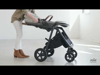 Joie Aeria Baby Stroller-Reversible Seat-Height Adjustable Seat-Pram for 0M+ (Upto 22 Kg)-Oyster