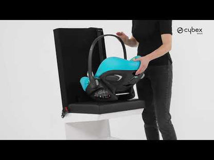 Cybex Cloud G i-Size PLUS Baby Car Seat-Rear Facing-Aircraft Certified-With Mesh Fabric For 6x Better Airflow-Near Flat Reclining Seat-14 Positions Adjustable Headrest-For 0 to 2Y (Upto 13 Kg)-Stone Grey