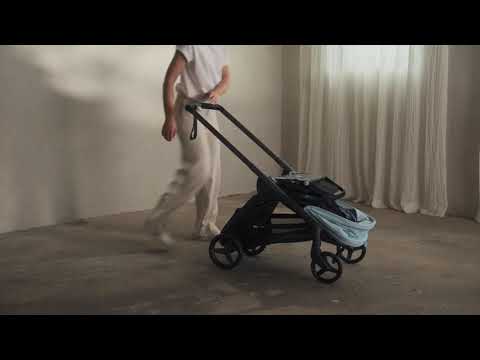 Bugaboo Dragonfly Lightweight Stroller-Unique & Patented One Hand Fold-Reversible & Flat Reclining Seat-Height Adjustable Parent Handle Bar-Travel System Compatible-Extra Large Storage Basket With Removable Bag-2 Years Warranty-For 0 to 4Y-Forest Green