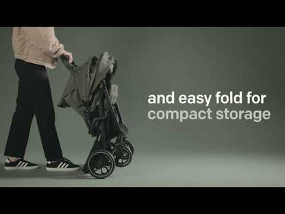 Joie Elara Stroller-Reversible & Flat Reclining Seat-Height Adjustable Parent Handle Bar-One Hand Fold-2 Years Warranty-For 0 to 4Y (Upto 22 kg)-Cashew