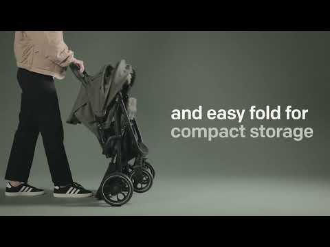 Joie Elara Stroller-Reversible & Flat Reclining Seat-Height Adjustable Parent Handle Bar-One Hand Fold-2 Years Warranty-For 0 to 4Y (Upto 22 kg)-Cashew