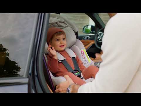 Nuna PRUU Aire Baby Car Seat-Convertible (Forward & Rear Facing)-360 Degrees Rotation-With Retractabe Sun Canopy-Moisture Absorbing Airy Mesh-5 Positions Recline In Both Mode-For 0 to 4Y (Upto 19 Kg)-Cedar