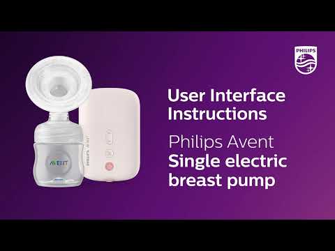 Philips Avent Single Electric Breast Pump-With 8 Stimulation & 16 Expression Settings-Comfortable Silicone Cushion-Includes Feeding Bottle (125 ml)-Quiet Operation-Memory Function-Easy to Clean-Milk Expression Pump