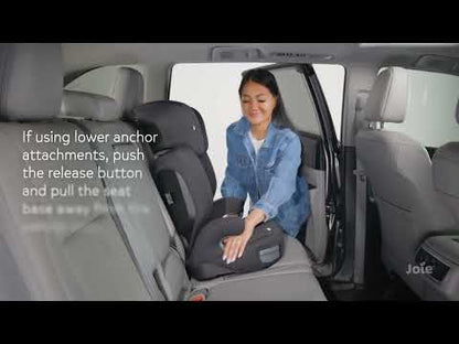 Joie Basil 2-in-1 Baby Car Seat-Forward Facing-Belt Positioning Booster-Converts to Backless Booster-7 Positions Adjustable Headrest-With Retractable Cup Holders-For 4 to 12Y (18 to 54 Kg)-Crimson