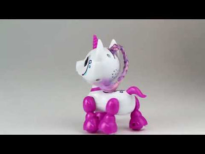 Silverlit YCOO Unicorn Robo Heads Up-Musical Toy-Touch Activated Interactive Robot With Sound & LED-36M+