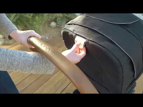 Nuna Mixx Next Stroller & Mixx Next Carry Cot Travel System-With Cup Holder-Ocean & Caviar