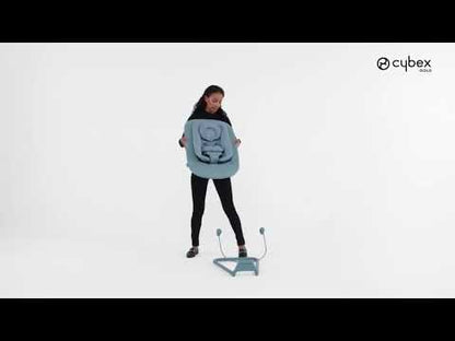 Cybex Lemo Baby Bouncer-Reclinable Seat-5 Point Harness-2 Years Warranty-For 0 to 3Y (Upto 15 Kg)-Stone Blue