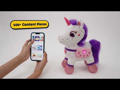 Playshifu ZeeZee Smart Unicorn-Musical Toy-Interactive Storytelling With 350+ Minutes of Songs-Bluetooth Connectivity-Develops Creativity-36M+