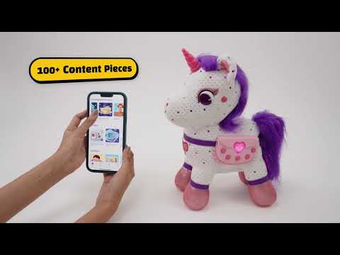 Playshifu ZeeZee Smart Unicorn-Musical Toy-Interactive Storytelling With 350+ Minutes of Songs-Bluetooth Connectivity-Develops Creativity-36M+