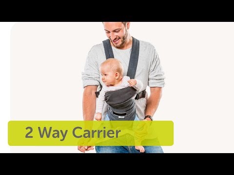 hauck carrier Hauck 2 Way Baby Carrier-4 Carry Positions-Ergonomic Design-For 0 to 9M (Upto 12kg)-Melange Charcoal-Extra 5% Off – duckduckbaby