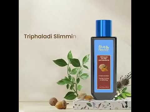 Blue Nectar Triphaladi Ayurvedic Fat Loss Slimming & Massage Oil-Anti Cellulite-Post Pregnancy