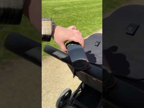 Dooky Universal Phone Holder-Fits Onto Stroller Handle Bars, Bumper Bars & Car Headrests-Shock Proof & 360 Degree Rotatable-Black