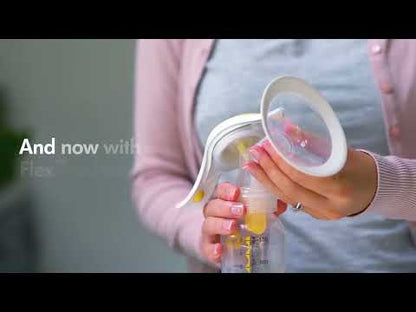 Medela Harmony Manual Breast Pump-Ergonomic Design and Unique Handle for 2 Phase Expression-With 24mm Personal Fit Flex Breast Shield