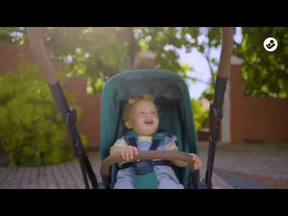 Maxi Cosi Leona 2 Baby Stroller-Height Adjustable Backrest, Reversible & Flat Reclining Seat-One Hand Fold-Travel System Compatible-6 Months Warranty-For 0 to 4Y (Upto 22 Kg)-Select Grey