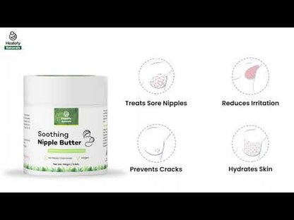 Healofy Naturals Soothing Nipple Butter-For Sore & Cracked Nipples-Breastfeeding Safe