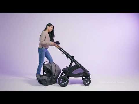 Joie Hazel Baby Stroller-Height Adjustable Seat & Parent Handle Bar-Reversible & Flat Reclining Seat-Car Seat Compatible-2 Years Warranty-For 0 to 4Y (Upto 22 kg)-Blush