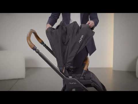 Nuna TRIV Next Stroller-With Cup Holder-Includes Travel Bag, Rain Cover & Post Adaptors-Reversible Seat-One Hand Fold-Pram for 0 to 4Y (Upto 22Kg)-Chestnut