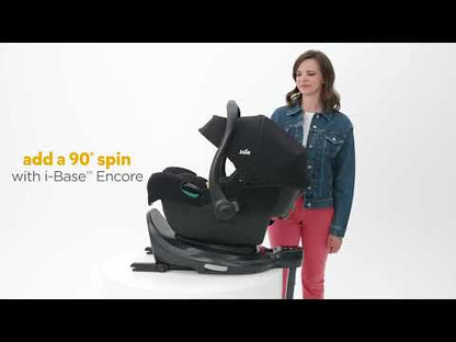 Joie i-Gemm 3 Baby Car Seat-Rear Facing-Airline Certified-3 Point Harness-UPF 50+ Sun & Water Repellent Canopy-For 0 to 1.5Y (Upto 13 Kg)-Pebble