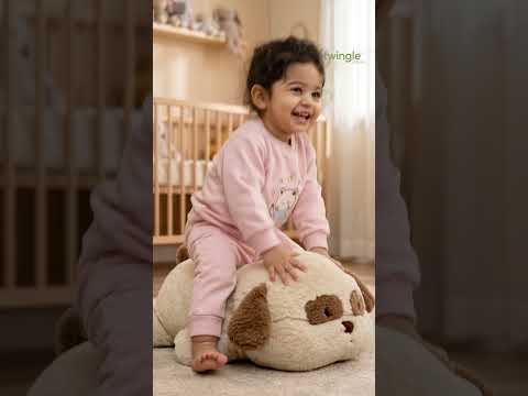 Twingle 100% Organic Cotton Jogger Set-Hypoallergenic Fabric-No Itchy Tags-Soft Elasticated Waistband-Long Sleeves-Solid-Pastel Pink-For Infants