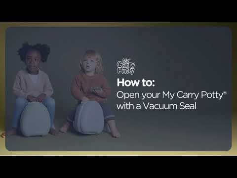 My Carry Potty Penguin Portable Potty Chair-With Water Tight Seal-Extra Tall Splash Guard & Non Slip Feet-15M+