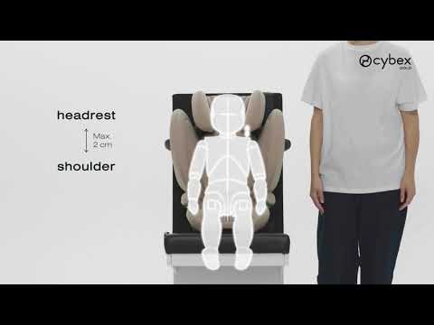 Cybex Solution G2 PLUS Foldable Car Seat-Forward Facing-Mesh Fabric For 6x Better Airflow-Folds into Compact Shape-With Convenient Carry Handle-12 Positions Adjustable Headrest-For 3 to 12Y (15 to 50 Kg)-Moon Black