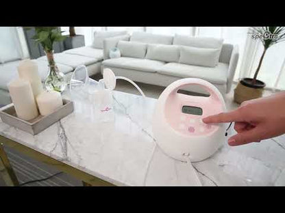 Spectra S2 Plus™ Premier Double Electric Breast Pump-With Hospital Grade Adjustable Suction (270 mmHg)-Versatile Single or Double Pumping-Simulates Natural Suckling-Advance Massage and Expression Modes-Milk Expression Pump