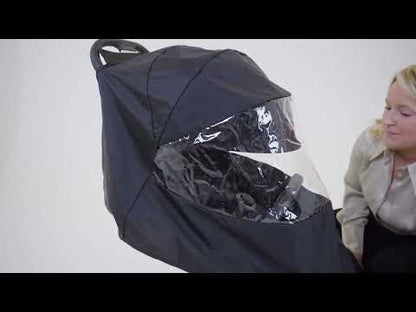 Silver Cross Clic 2 Cabin Friendly Stroller-One Hand Fold-Flat Reclining Seat-Includes Rain Cover-2 Years Warranty-Pram for 0 to 4Y (Upto 22 Kg)-Conifer