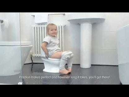 Nuby My Real Potty Realistic Training Chair-With Flushing Sound-18 to 36M-White