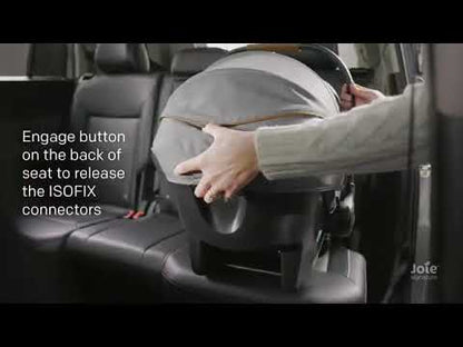 Joie Sprint Baby Car Seat-Rear Facing-With Integrated ISOFIX Connectors for Easy Installation-UPF 50+ & Water Proof Canopy-For 0 to 15M (Upto 13 Kg)-Sandstone